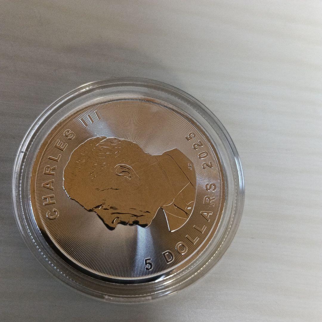 メープル銀貨1オンス　純銀　本物