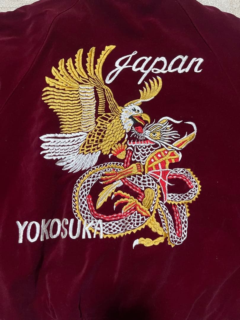 【値下げ中】Greeman スカジャン　ドラゴン鷲　ヨコスカ