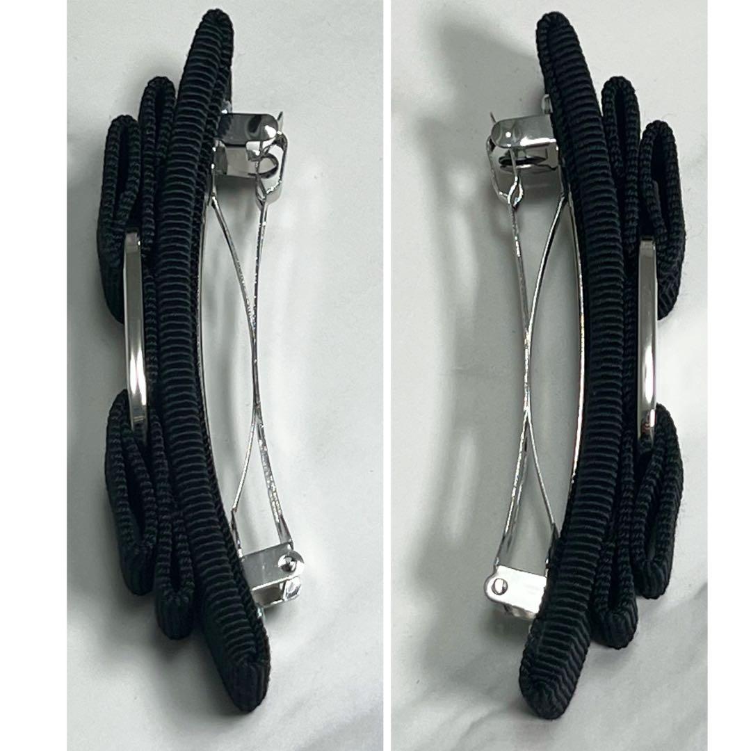 【極美品】サルヴァトーレフェラガモ ヴァラ バレッタ 黒 ブラック シルバー