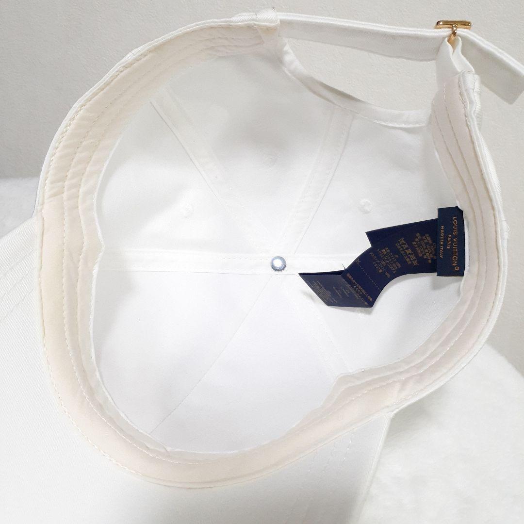 美品⭐️ルイヴィトン キャップ マイ LV パリ コットン ブロン ゴールド金具