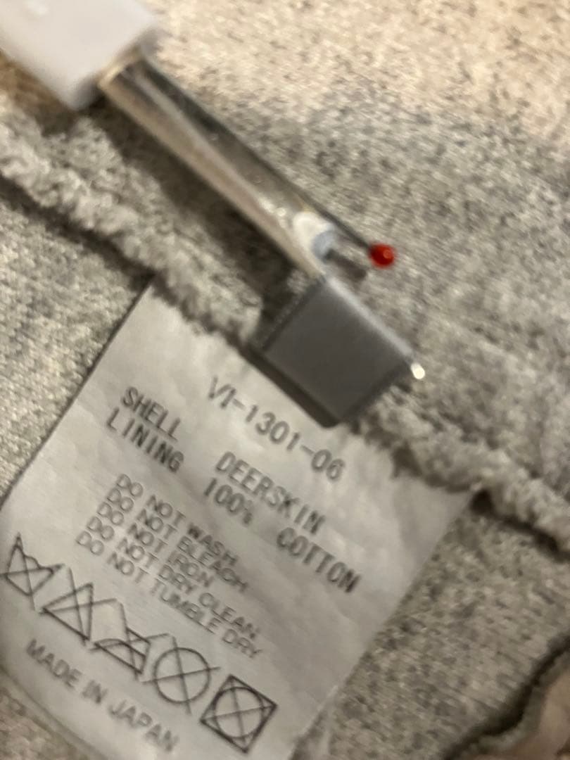 The Viridi-anne 希少 ディアスキン シングルライダース ベージュ