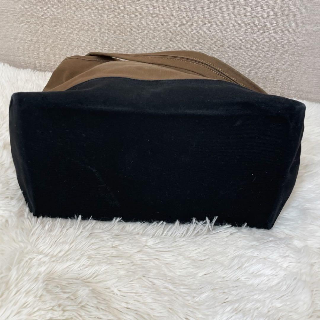 Lost Control キャンバストートバッグ 2way ブラウン