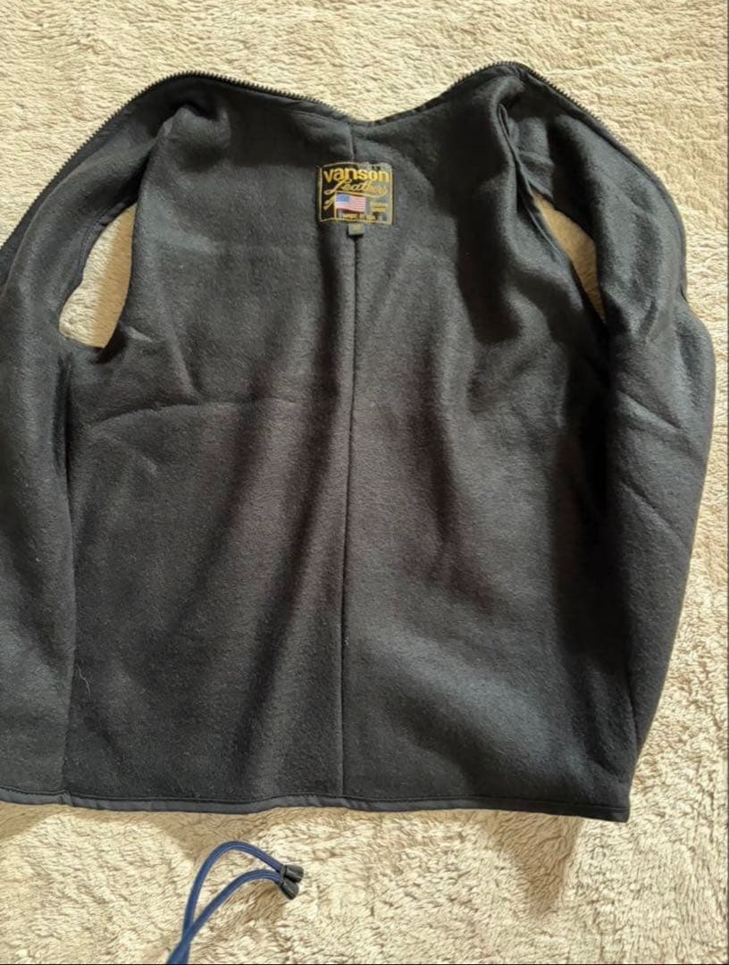 vanson leathers シングルライダースジャケット 36 ブラック
