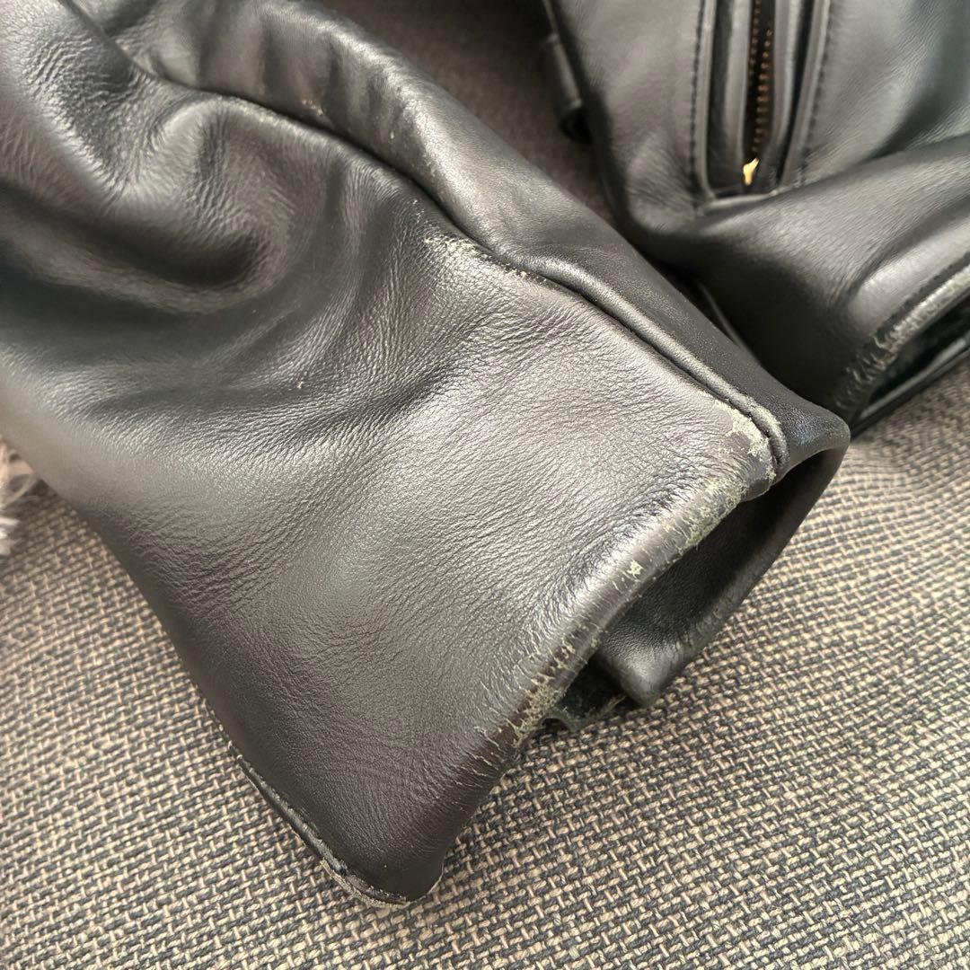 vanson leathers シングルライダースジャケット 36 ブラック