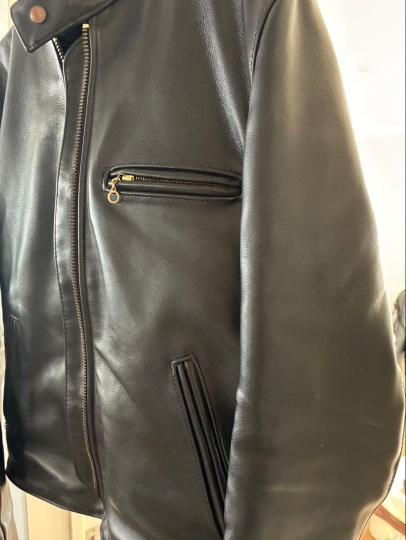 vanson leathers シングルライダースジャケット 36 ブラック