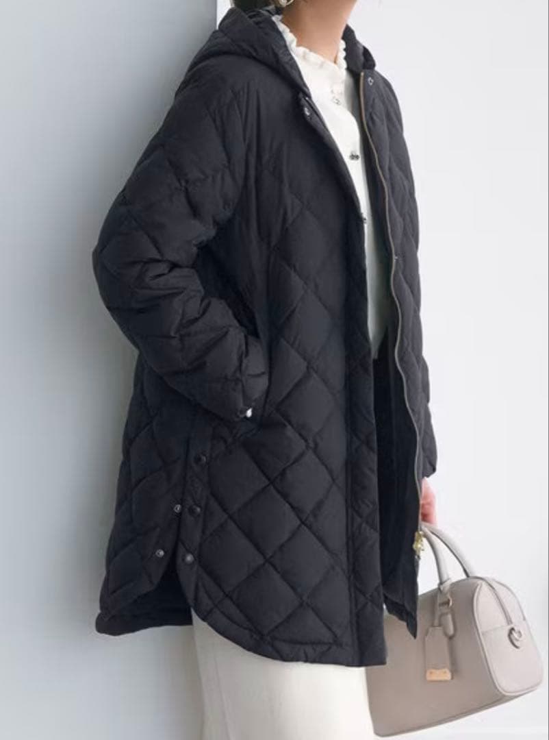 UNFIL 大きいサイズXL TAIONコラボ 2WAY キルティングダウン