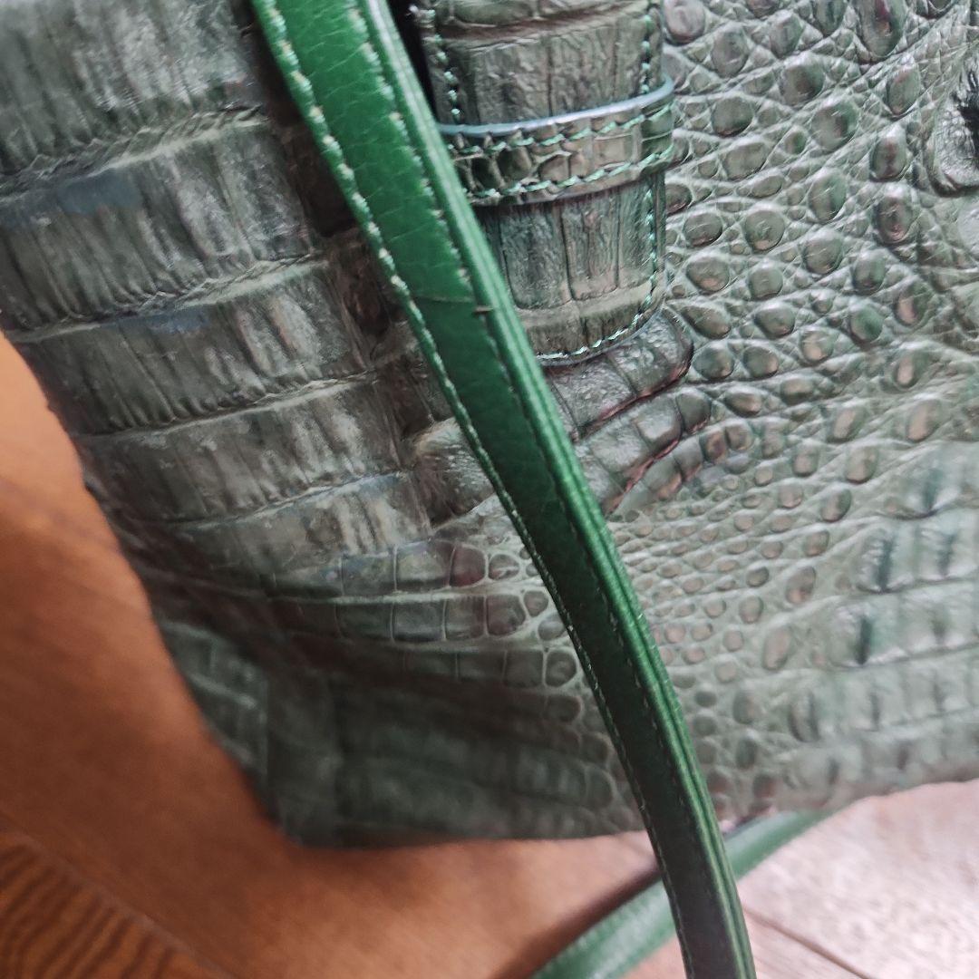最後のお値下げ！クロコダイル　2wayハンドバッグ