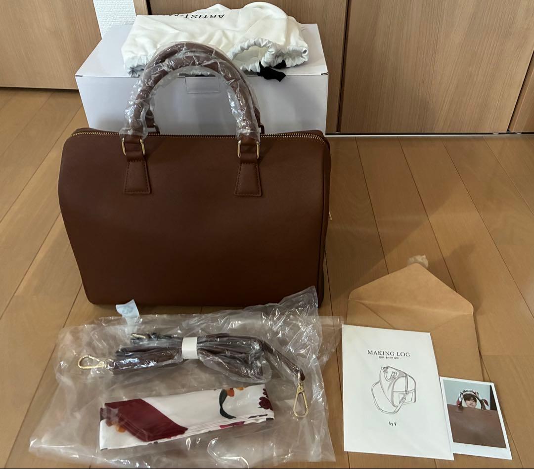 MUTE BOSTON BAG ブラウン ボストンバッグ　テテ　テヒョン　V