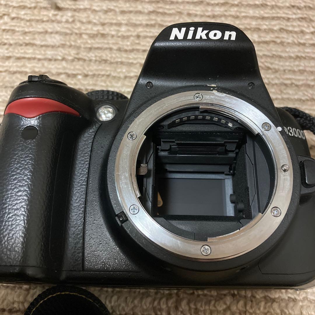 値下げ！Nikon デジタル一眼レフ カメラセット　D3000 ジャンク　レンズ