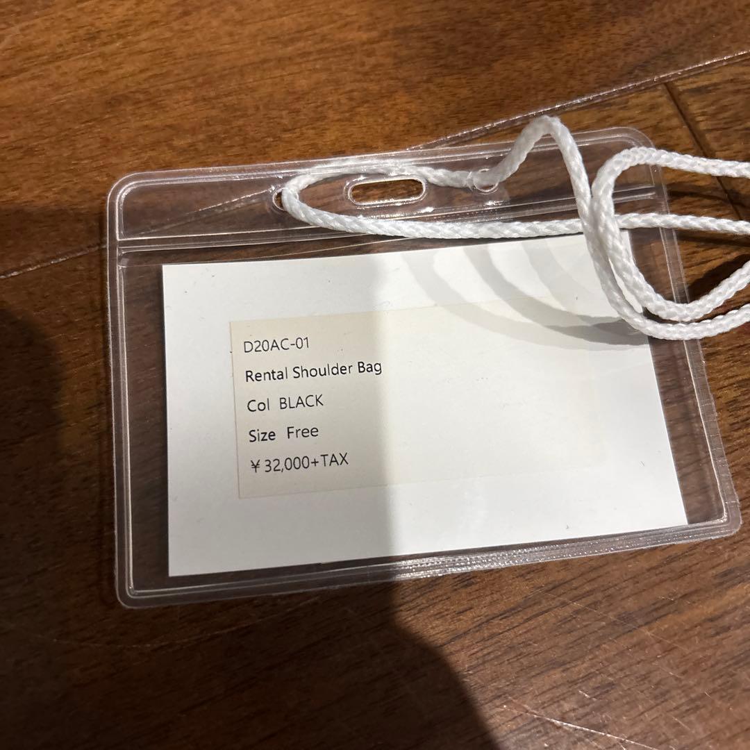 DAN Rental Shoulder Bag レンタル ショルダーバッグ 黒