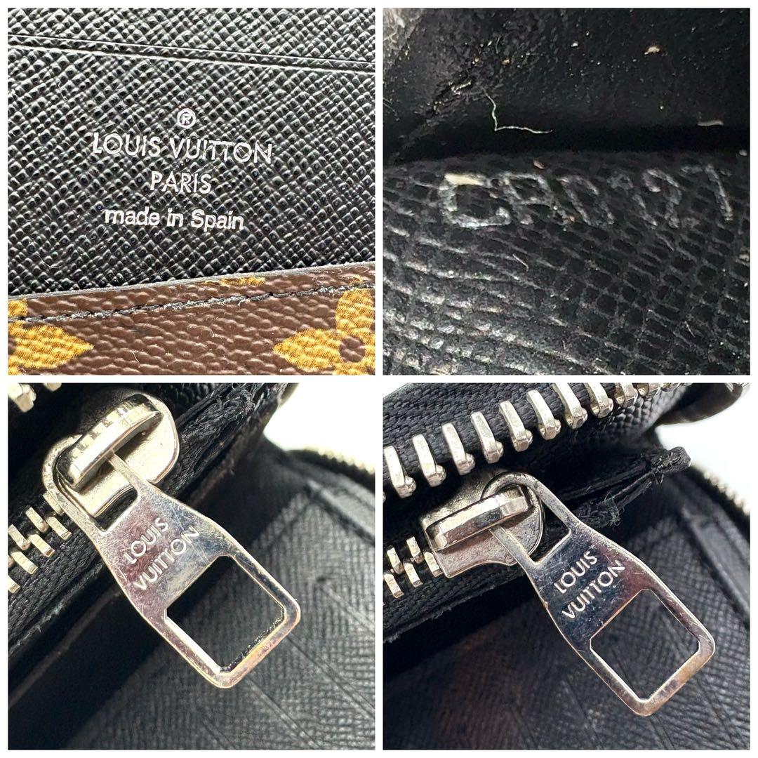 ルイヴィトン モノグラム マカサー ジッピーウォレット ヴェルティカル 長財布