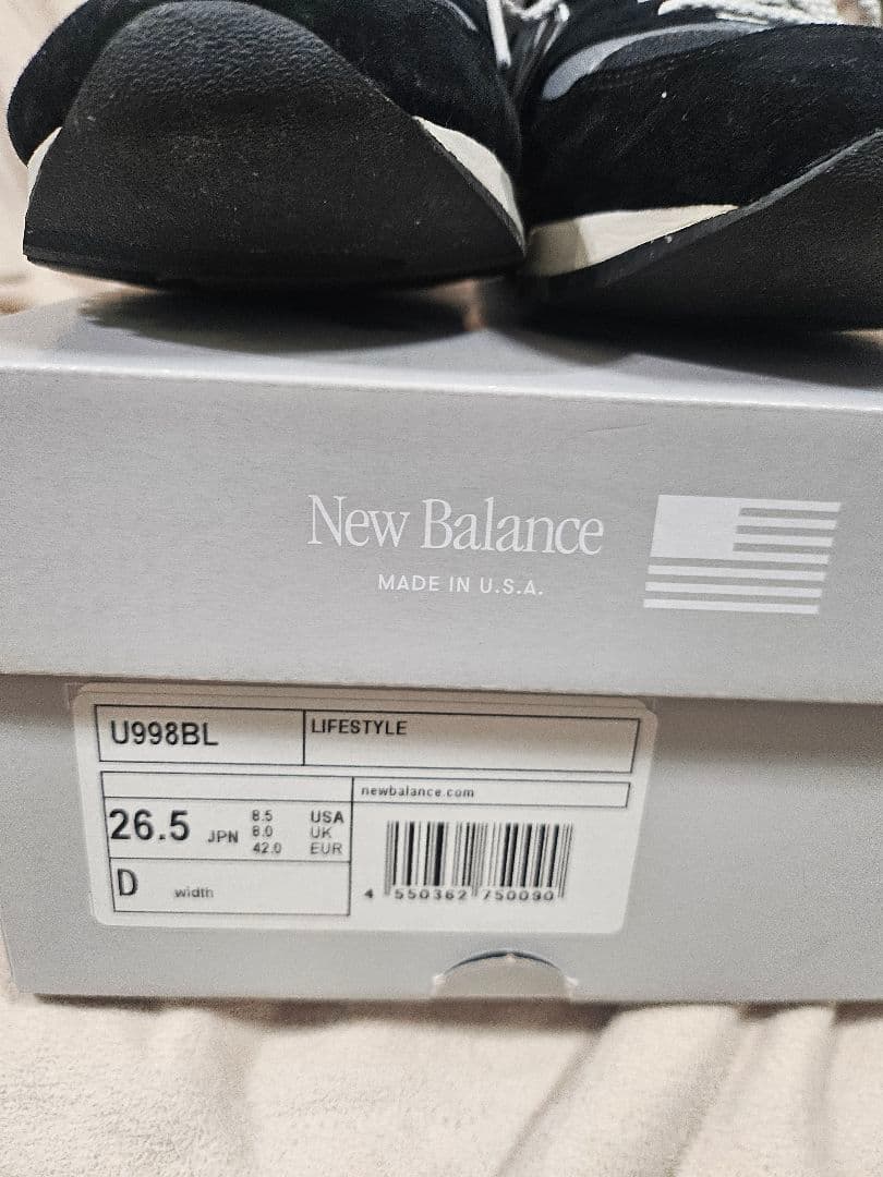 美品　New Balance　U998BL アメリカ製