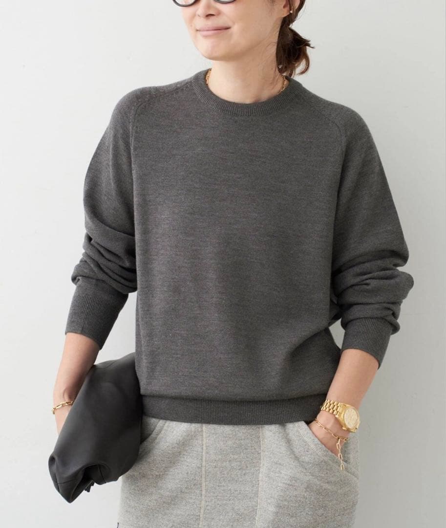 ドゥーズイエムクラス　WISHクルーネックプルオーバーアパルトモン