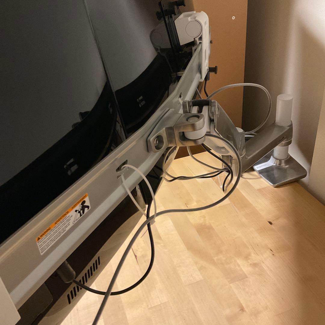 エルゴトロン LX デュアル　ダイレクトモニターアーム　横型