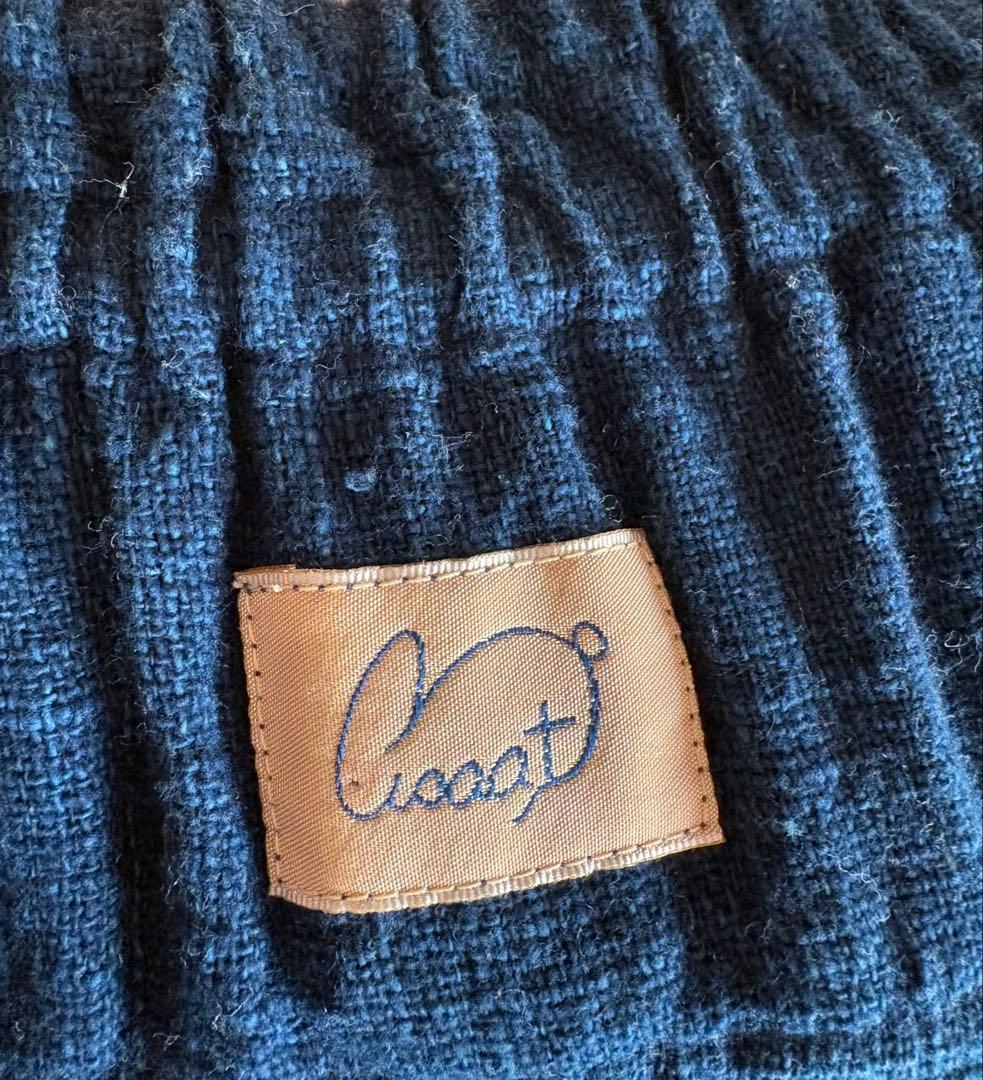 うさと藍染フレアスカート