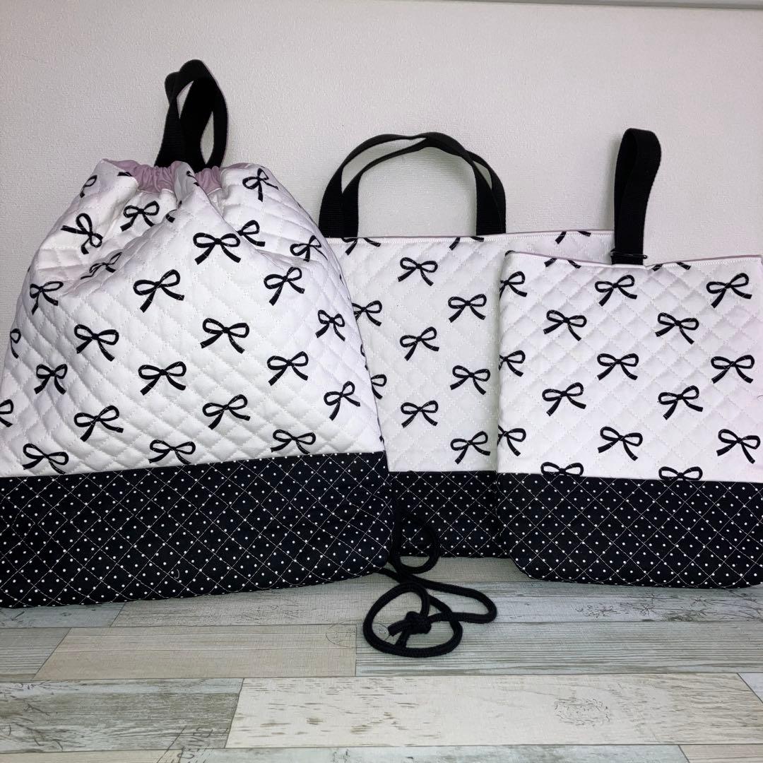 naaamiページ 図書袋ショルダーナップサックシューズバッグハンドメイド