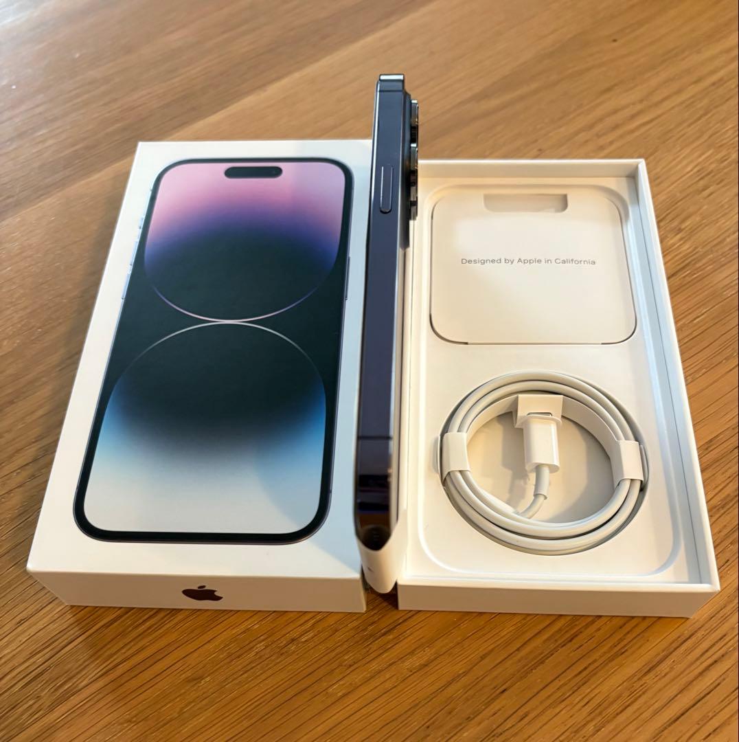最終値下げ‼️ 美品 iPhone 14Pro ディープパープル 256GB