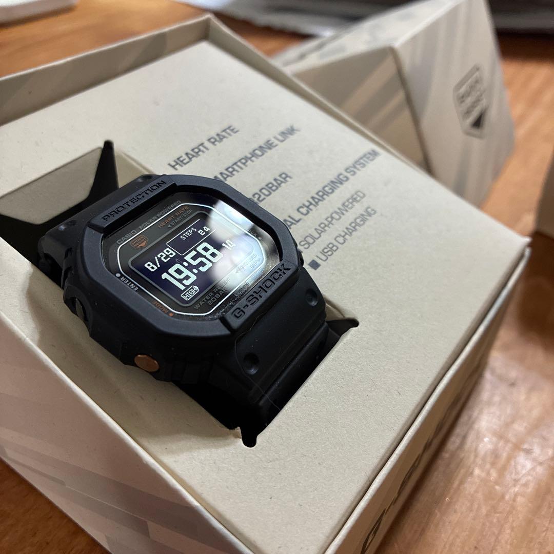 G-SHOCK DW-H5600-1JR デジタル腕時計 ブラック 心拍数測定