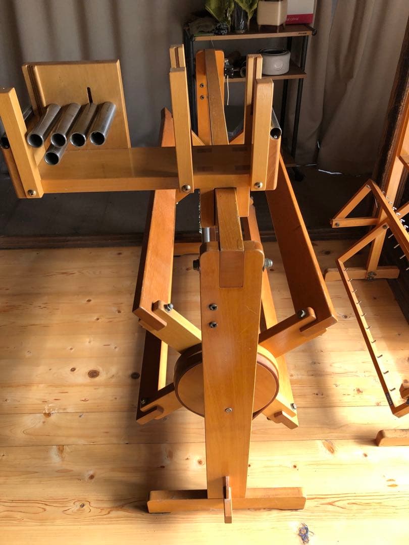 木製 織り機用整経用具