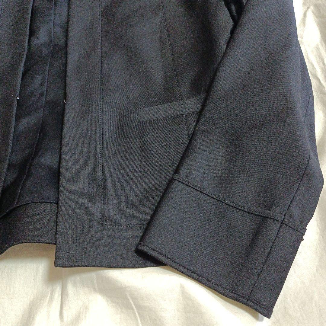 theory luxe フォーマルワンピース スーツ ノーカラー セットアップ