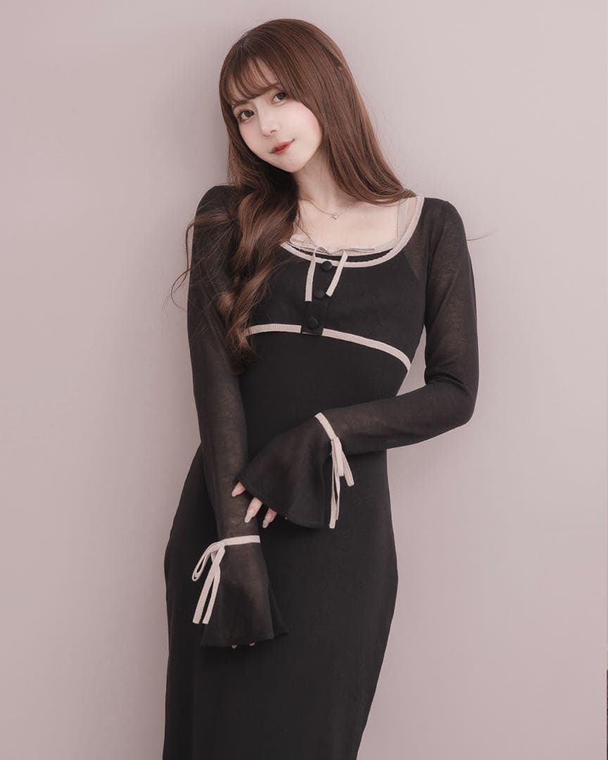 dolceliche マイクロトップスセットニットワンピース