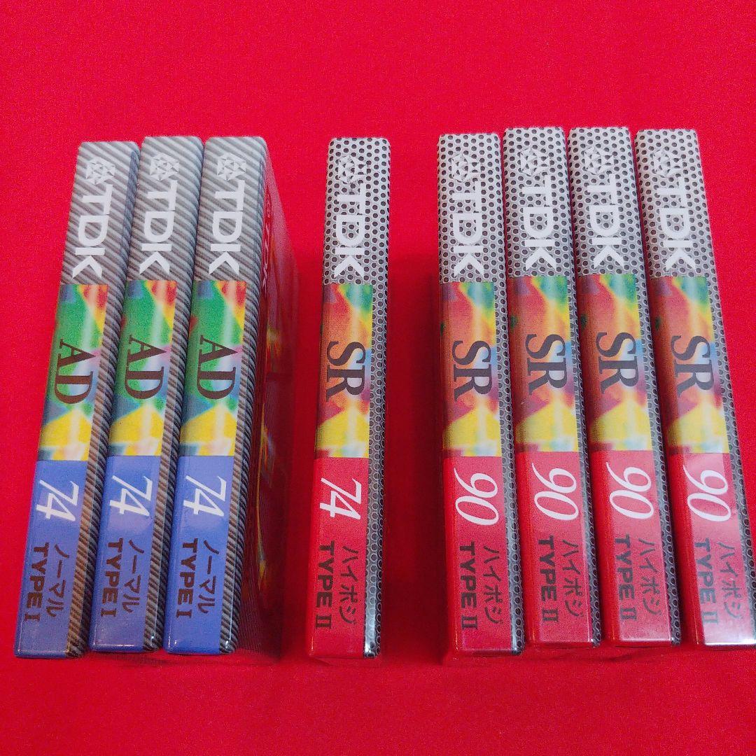 TDK SR-90F４本他　８本まとめ　カセットテープ