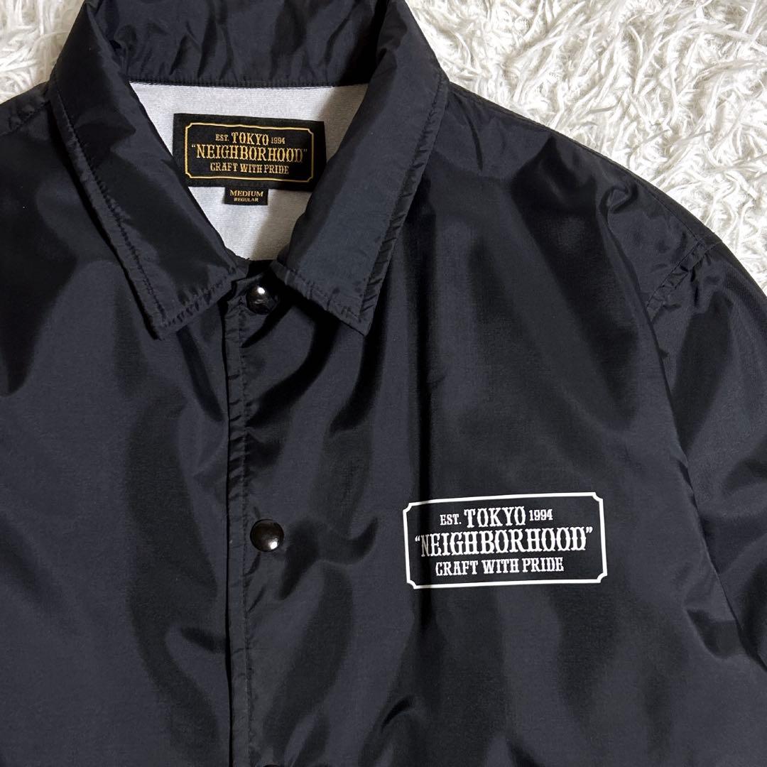 NEIGHBORHOOD BROOKS コーチジャケット ブラック 黒 M
