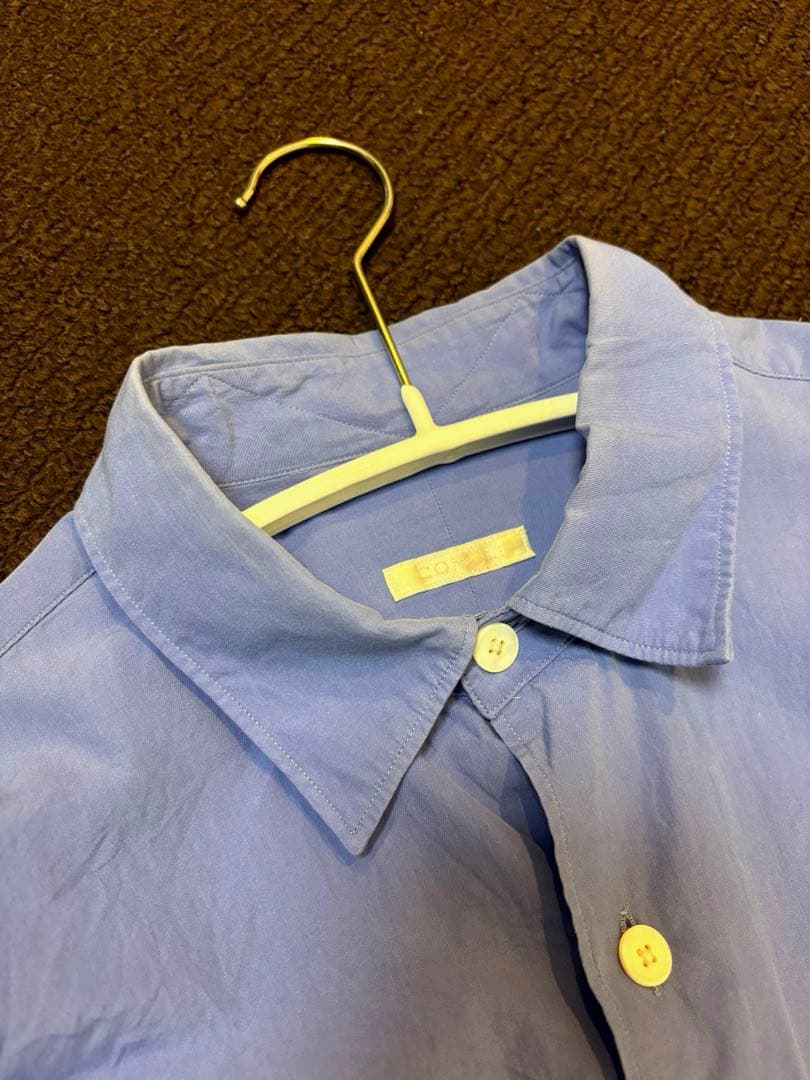 comoli コモリシャツ　サックス　1