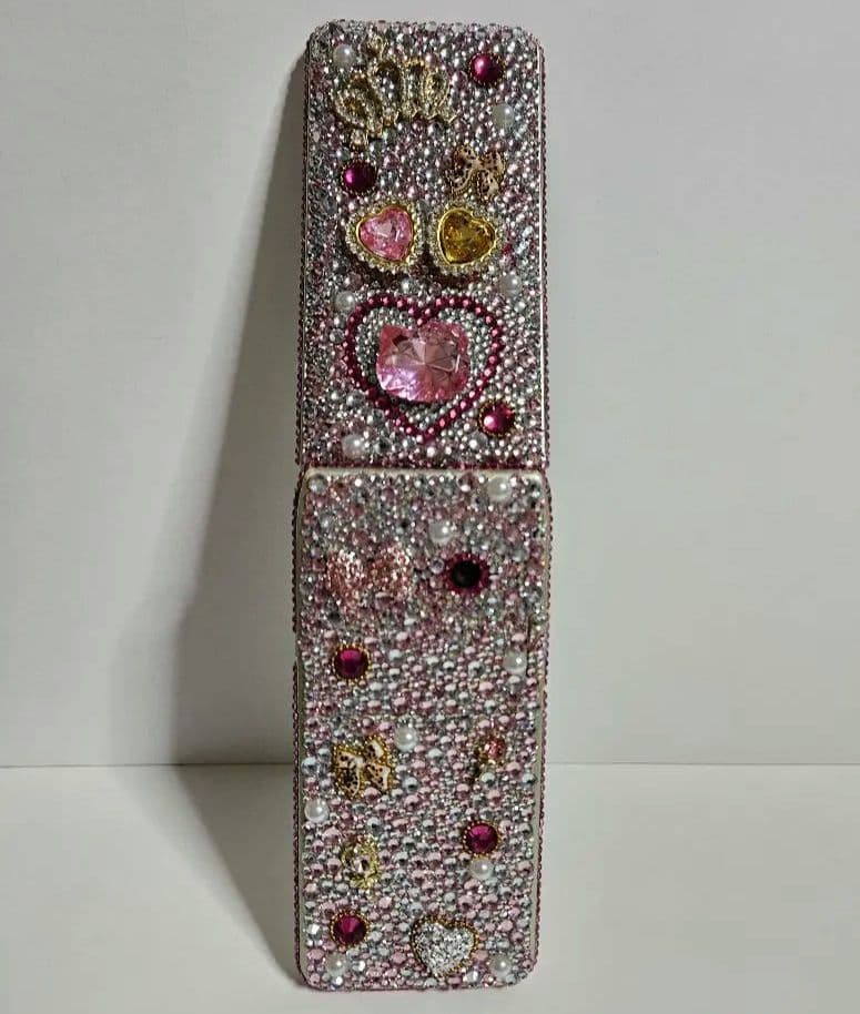 【ハート②】デコ電/平成レトロ/ガラケー/ギャル/GAL/キティ/凸電