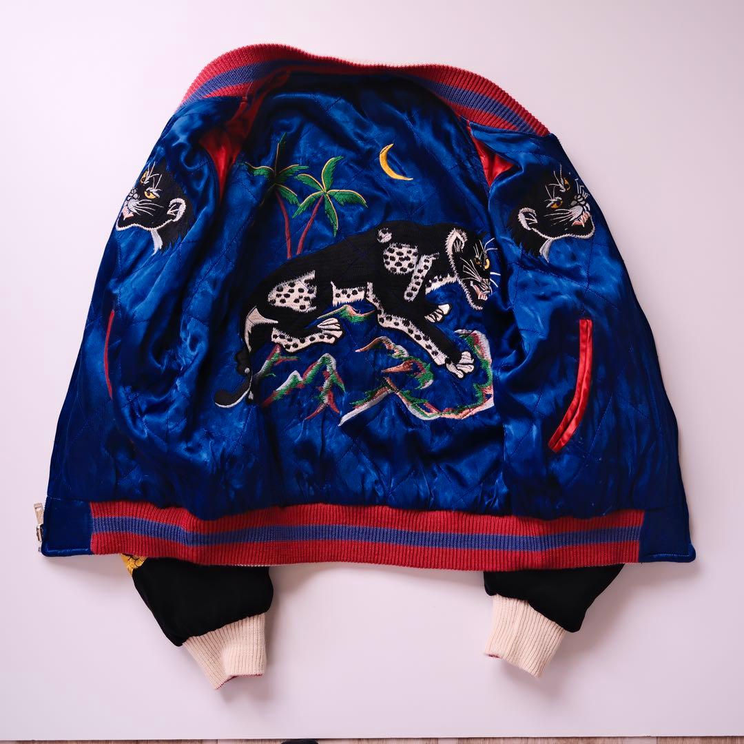 switchスカジャン ベロア刺繍　別珍