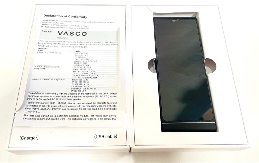 VASCO 翻訳機 本体 + 付属品