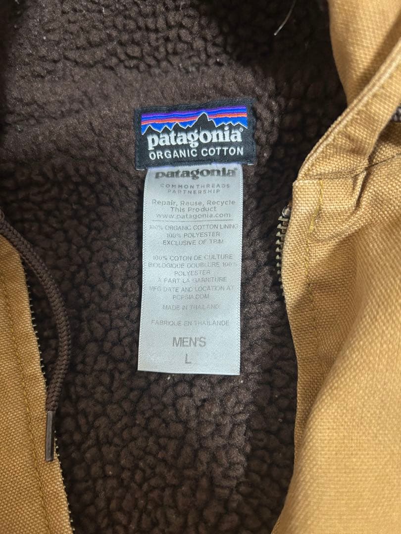 Patagonia lined canvas jacket 焚き火ジャケット