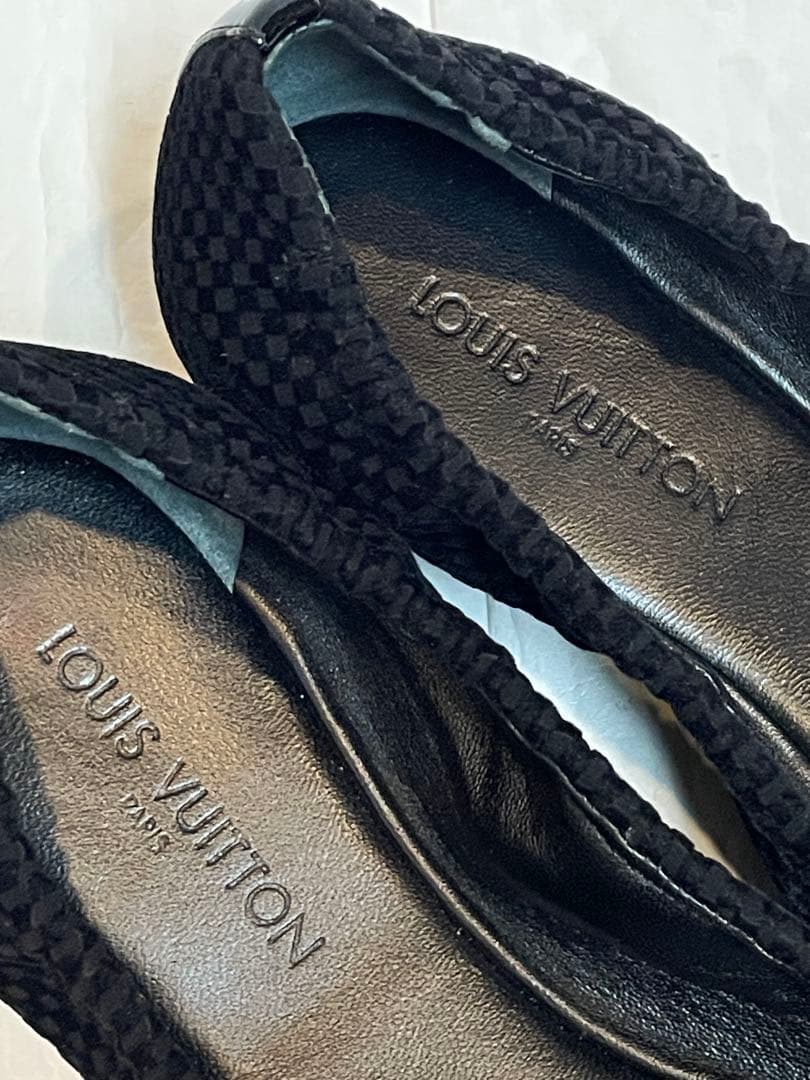 【美品】LOUIS VUITTONルイヴィトン　バレエシューズ　フラットシューズ