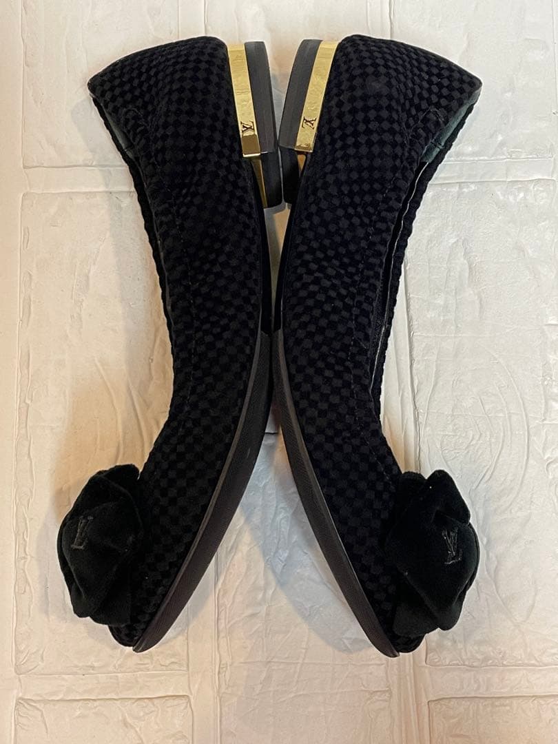 【美品】LOUIS VUITTONルイヴィトン　バレエシューズ　フラットシューズ