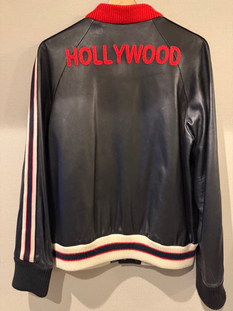 即日発送可能　GUCCI レザージャケット 黒