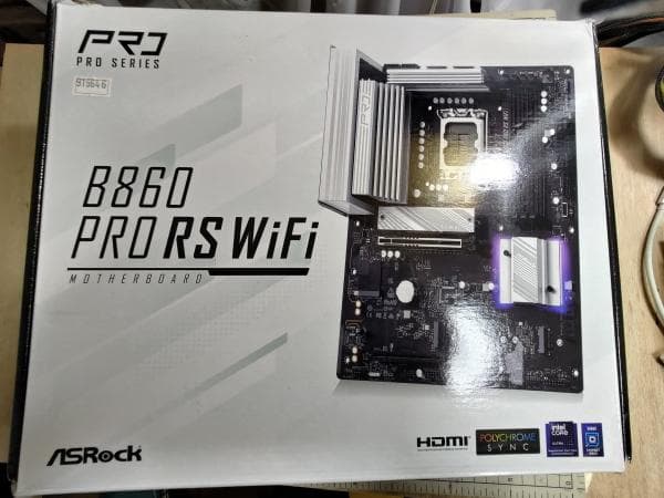 ASRock B860 PRO RS WiFi マザーボード動作確認済み 中古