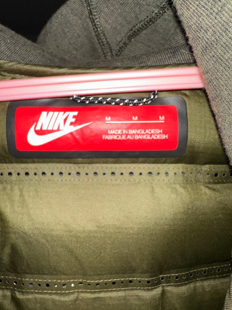 Nike テックフリースダウン　カーキ　美品！