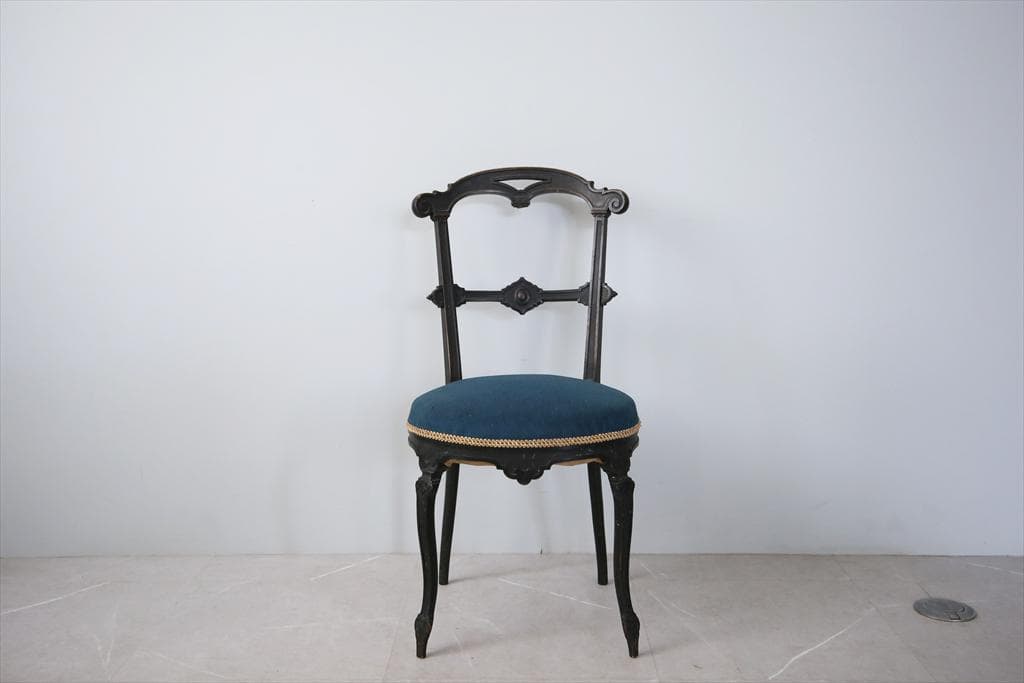 フランスアンティーク木製ナポレオンチェア/ダイニングイス椅子(90-66-1)