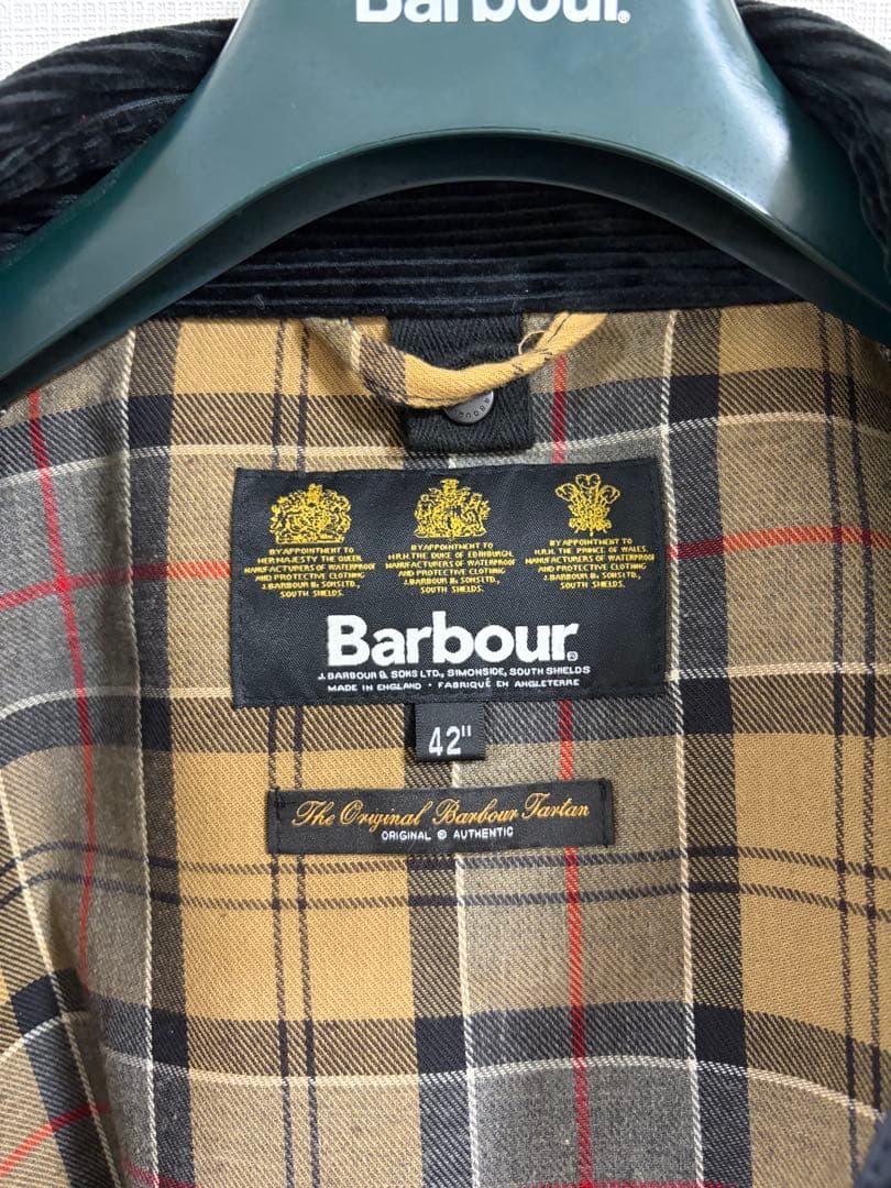 Barbour ビデイル SL ネイビー　42