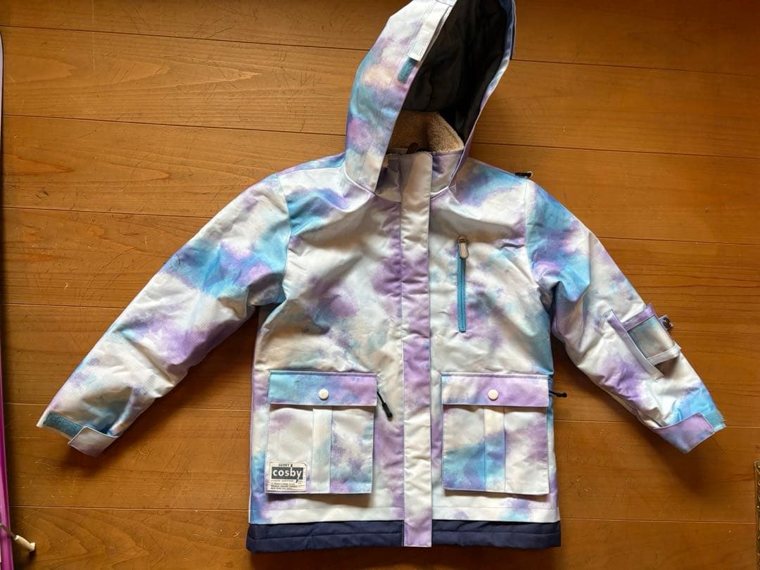 子ども用スキーウェア&スキー板セット