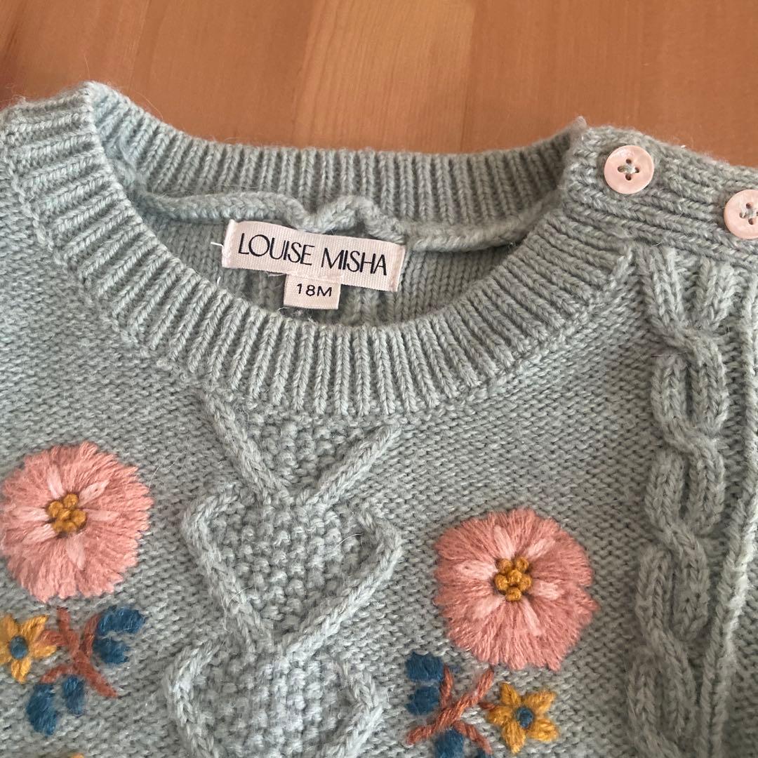 Louise Misha ルイーズミーシャ　ニットロンパース18M