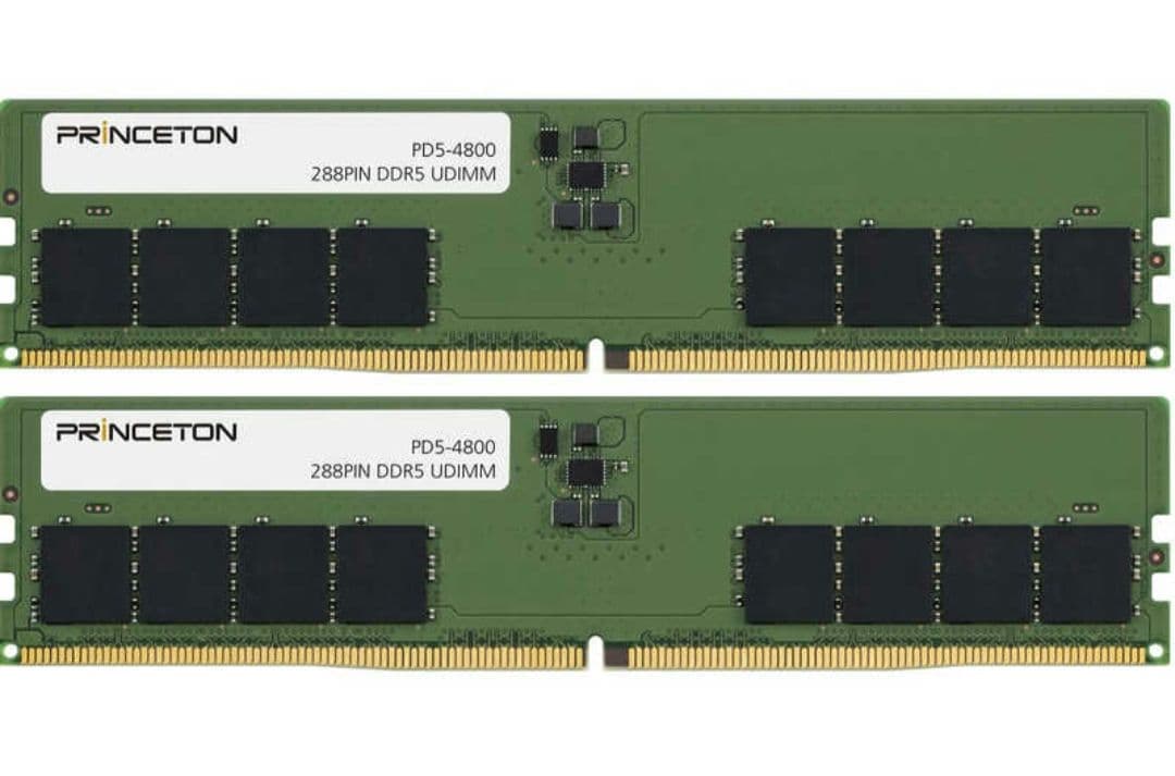 プリンストン メモリ DDR5-4800 [合計16GB /8GB /2枚]