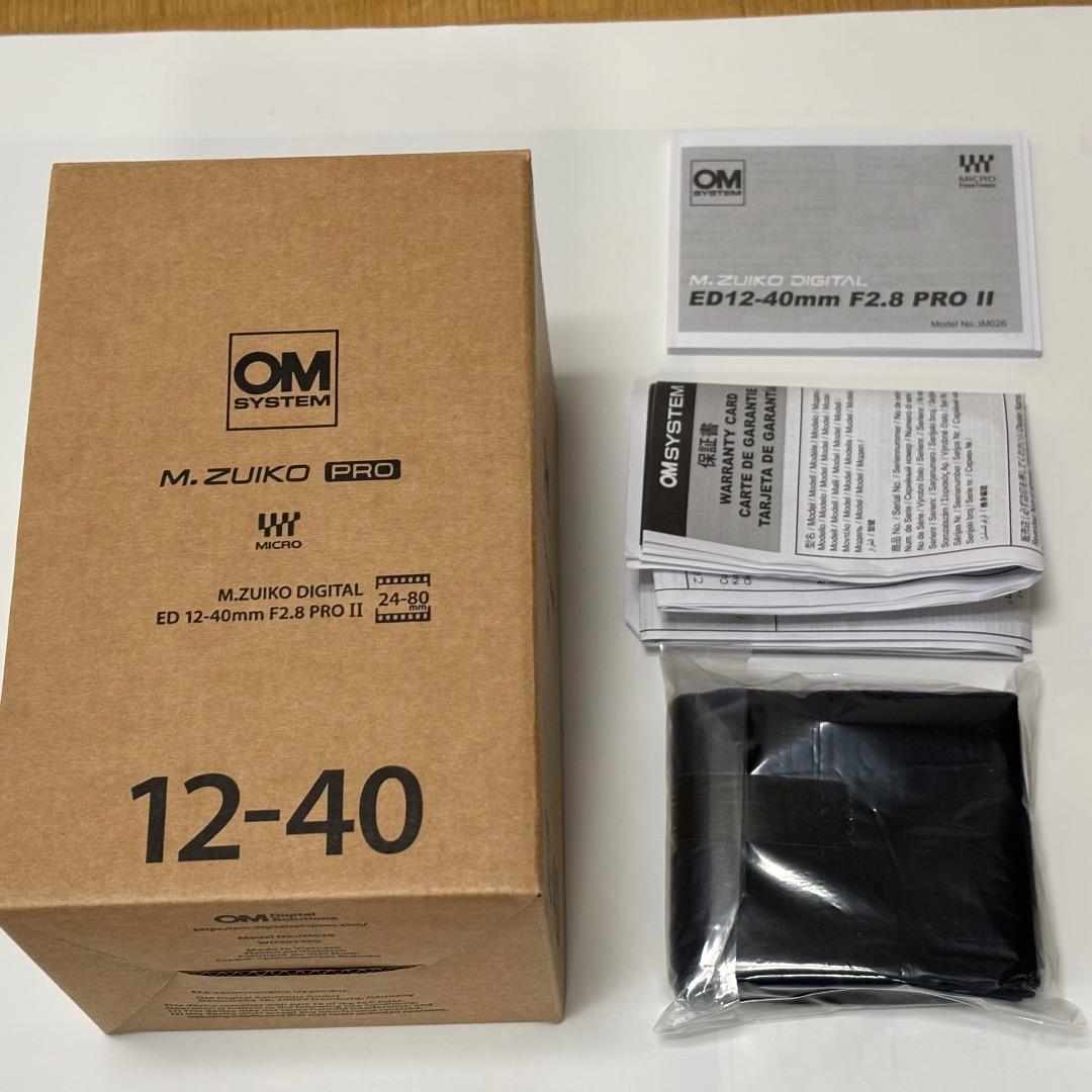 レンズ(ズーム) M.ZUIKO DIGITAL ED 12-40mm F2.8 PRO II