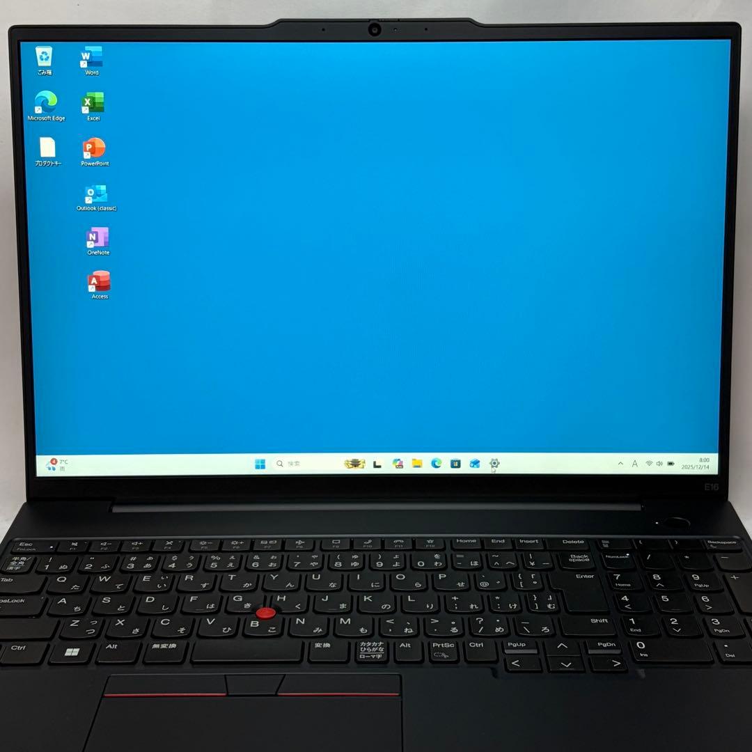 美品 ThinkPad E16 13世代 i5 16GB 16.0型 WUXGA
