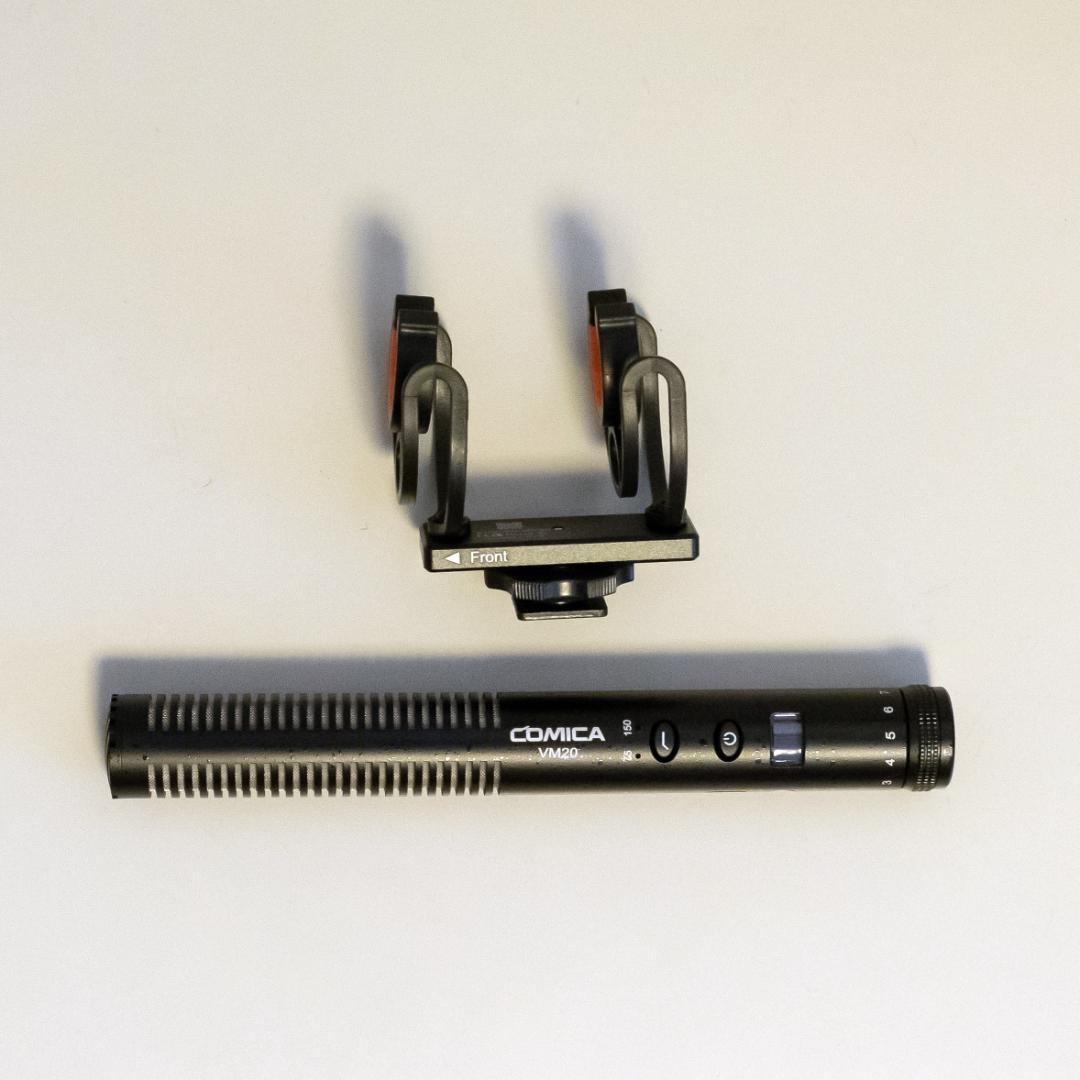 超指向性高感度カメラマイク・ガンマイク　COMICA CVM-VM20