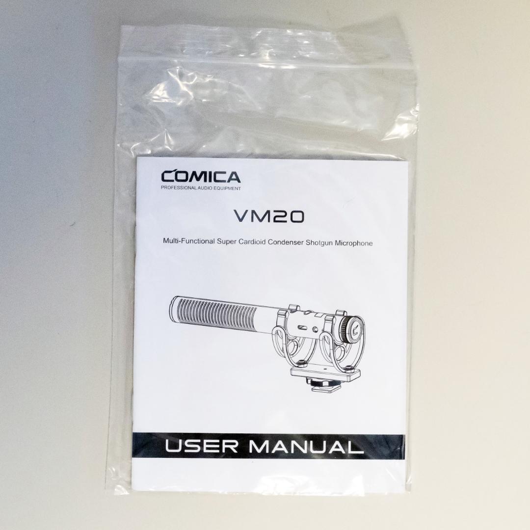 超指向性高感度カメラマイク・ガンマイク　COMICA CVM-VM20