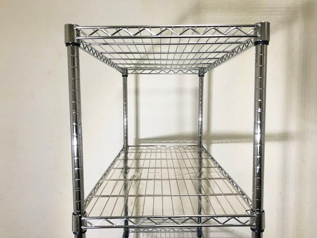 スチールラック4段 W90×D45×H158cm 透明シート1枚おまけ付ラック