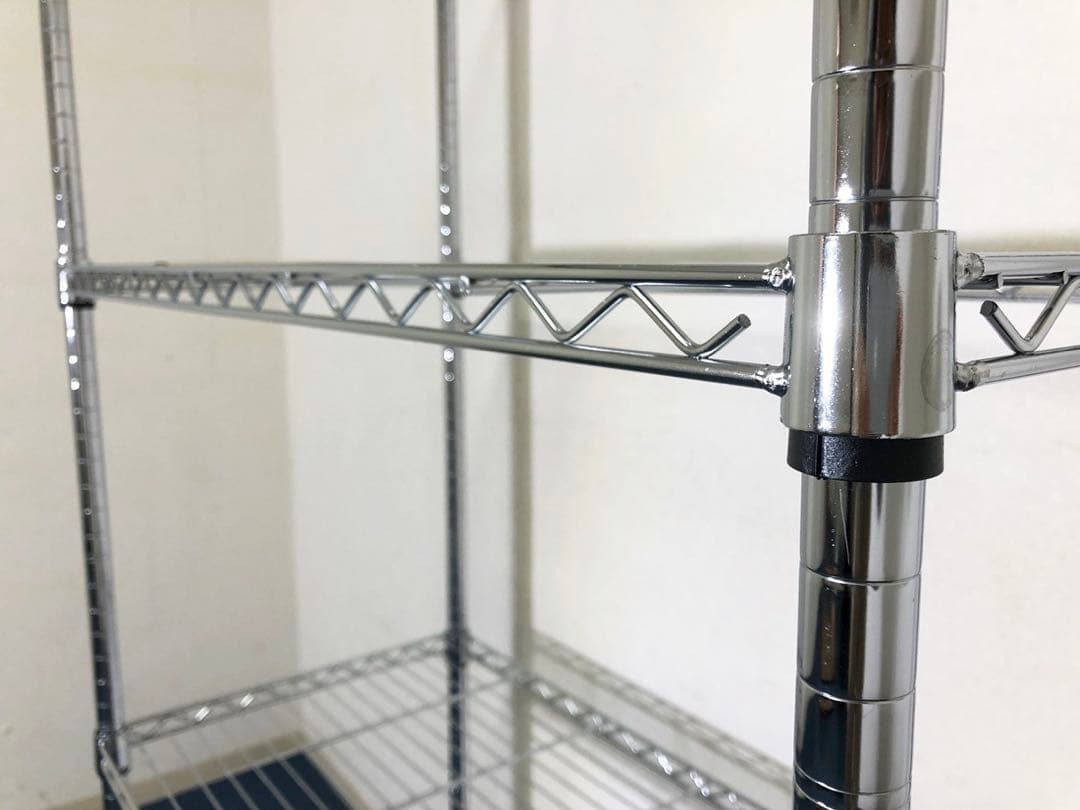 スチールラック4段 W90×D45×H158cm 透明シート1枚おまけ付ラック