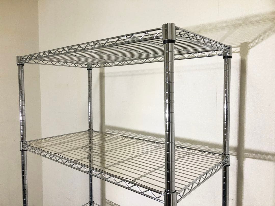 スチールラック4段 W90×D45×H158cm 透明シート1枚おまけ付ラック