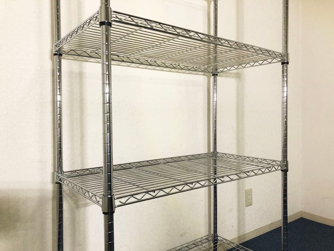 スチールラック4段 W90×D45×H158cm 透明シート1枚おまけ付ラック